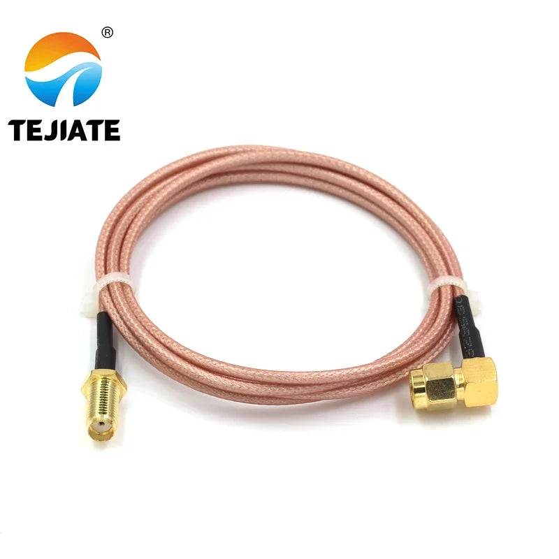 1PCS TEJIATE SMA Adapter Cable RPSMA-JW To SMA-KY 8-90CM 1M 1.5M 2M Length Connector RG316 Wire