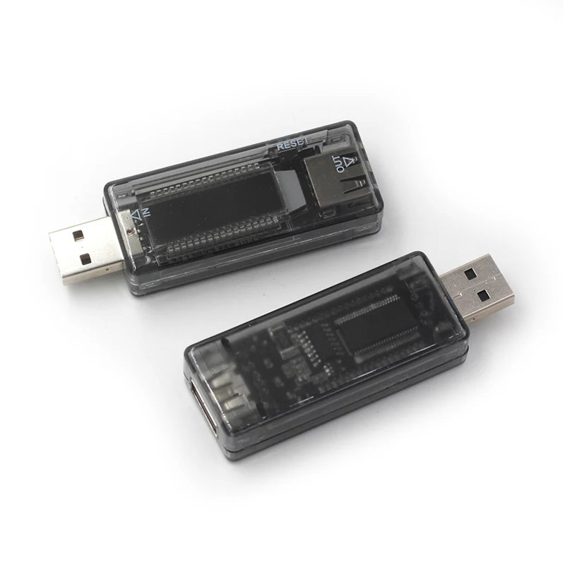 USB voltage and ammeter battery capacity test