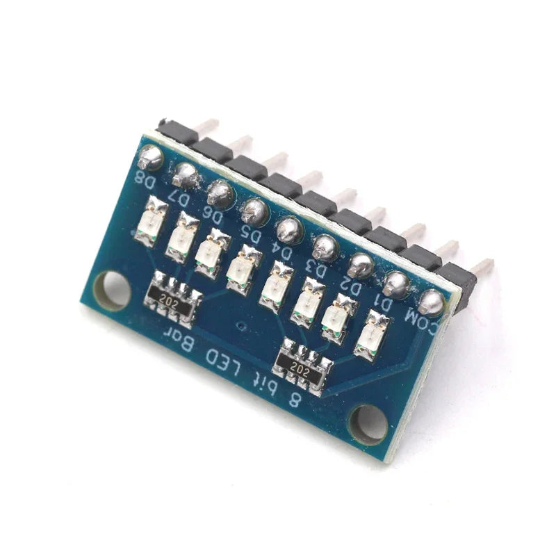 3.3V/5V 8-bit blue/red common anode/common cathode LED indicator module DIY LED light strip