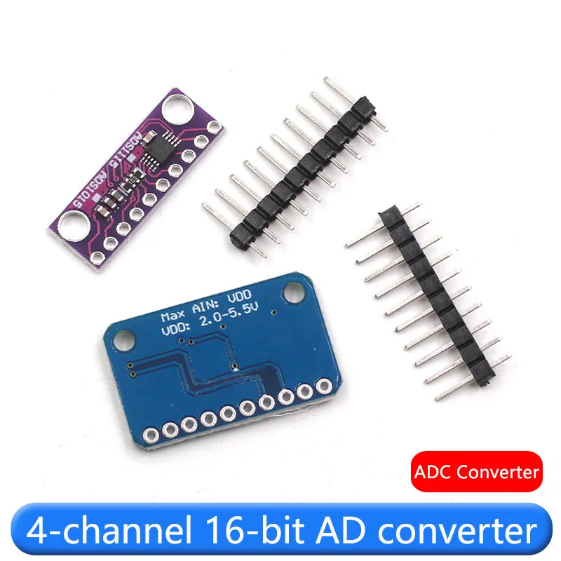 4-channel ADS1115 small 16-bit high-precision analog-to-digital converter channel ADC development board module