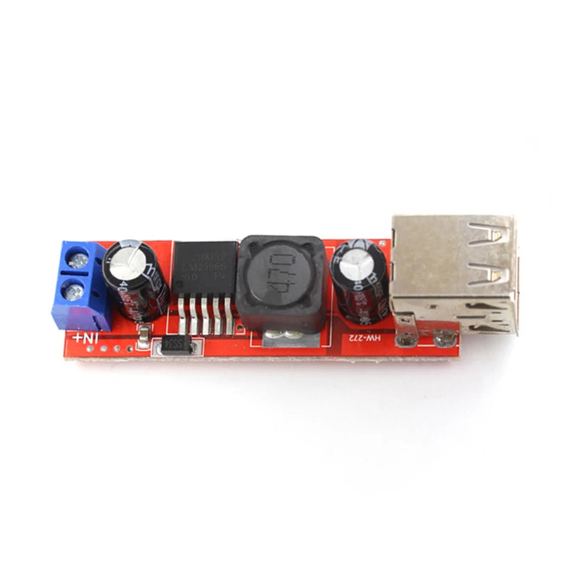 Fine 9V/12V/36V to 5V 3A CAR Dual USB Charger Module DC Buck step down Converter 12v 5v power supply module good