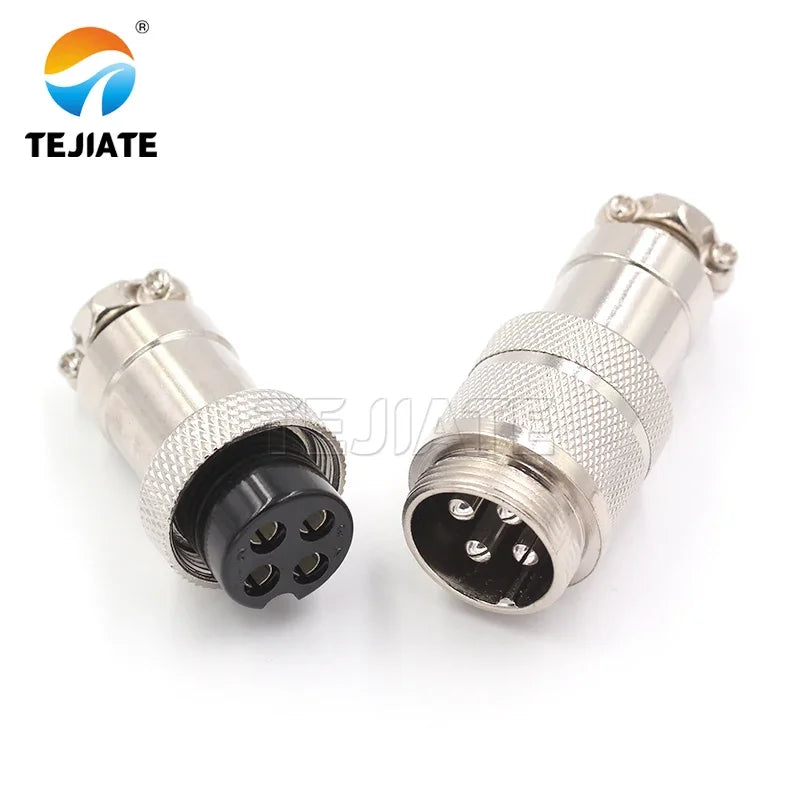 Butt-jointed aviation plug and socket GX20-2P/3/4/5/6/7/8/10/12 core 20mm butt connector