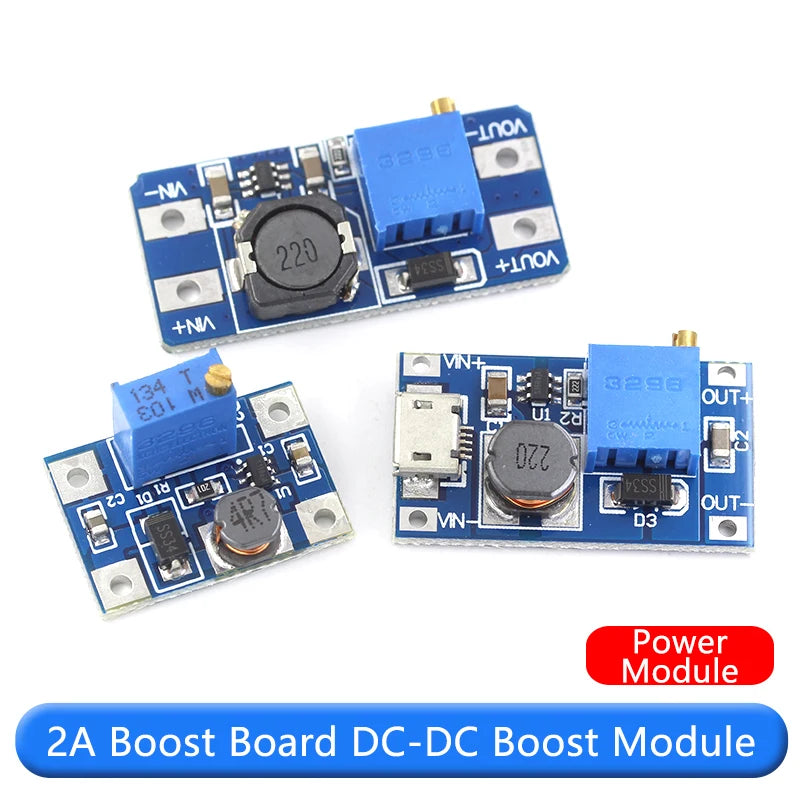 2a boost board DC-DC adjustable boost power module adjustable boost