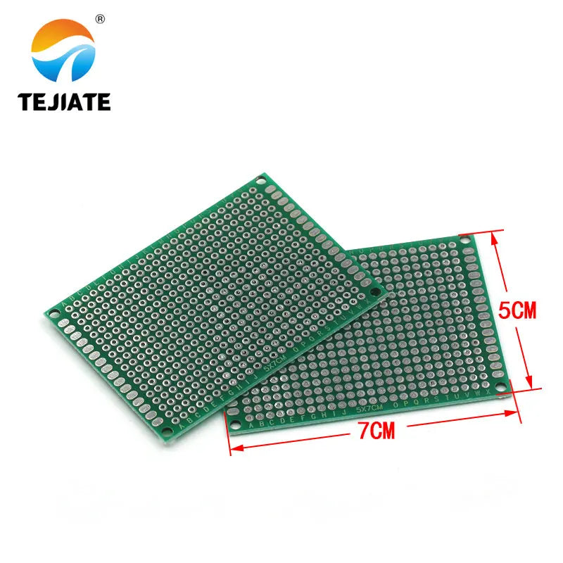 Double-sided tin plate PCB circuit board 4*6 5*7 6*8 7*9CM fiberglass board universal board perforated board