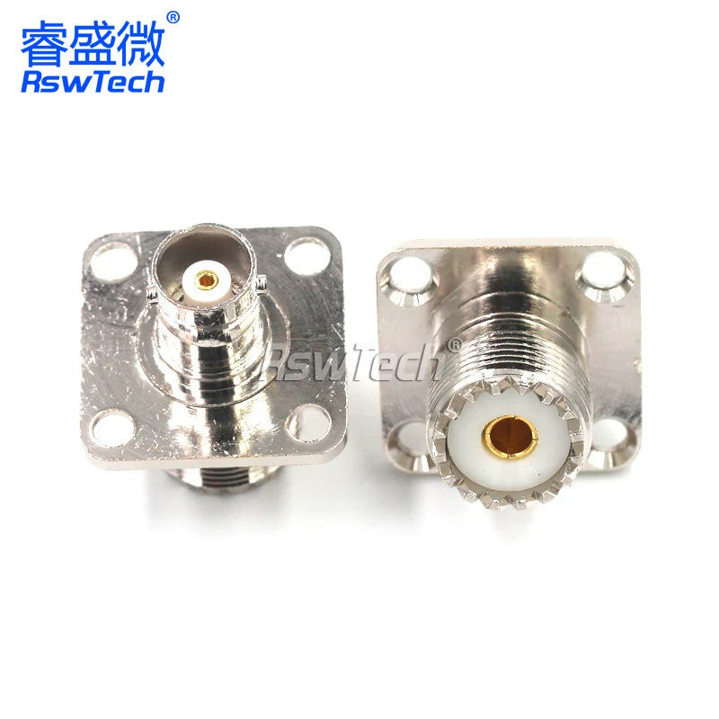 1PCS BNC-UHF To UHFK SMAK-UHF MINI Male/Female Header Connector M Base RF Adapter