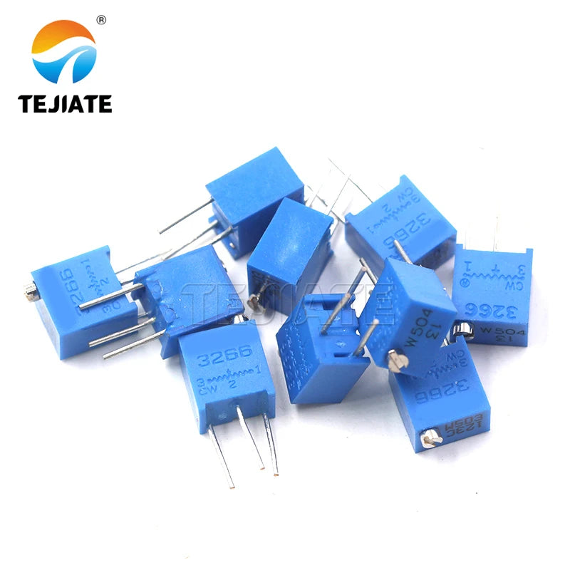 5pcs 3266W top adjustment adjustable precision potentiometer 1K 2/5/10/20/100/200/500K 103 multi-turn