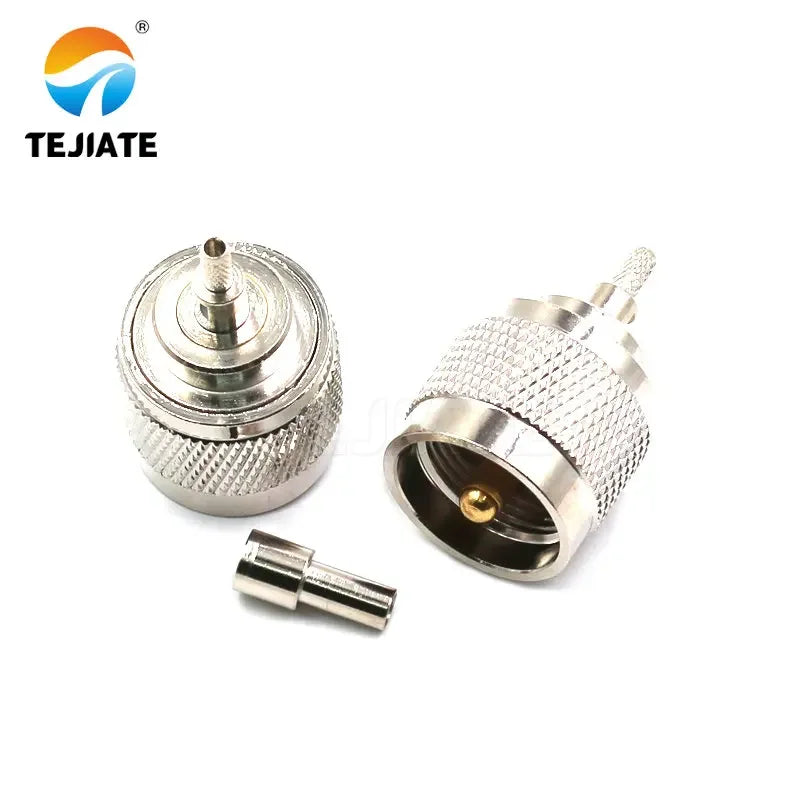 1PCS High Frequency Connector UHF-J/JW/KF 4 Hole Flange Feeder Adapter Electronic Components