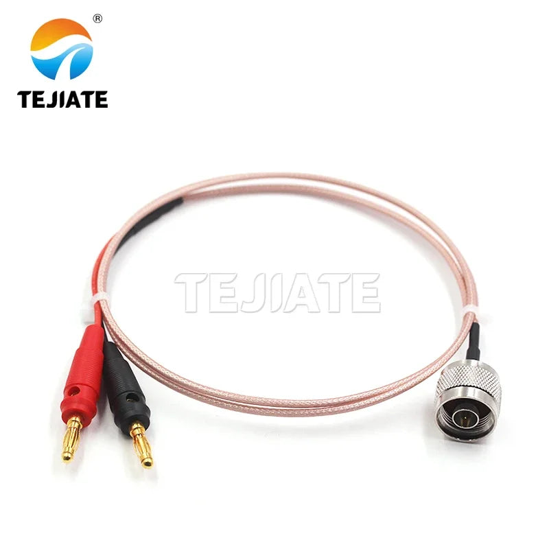SMA/BNC/N/TNC/UHF/MMCX RF cable to 4mm red and black banana plug RG316 cable