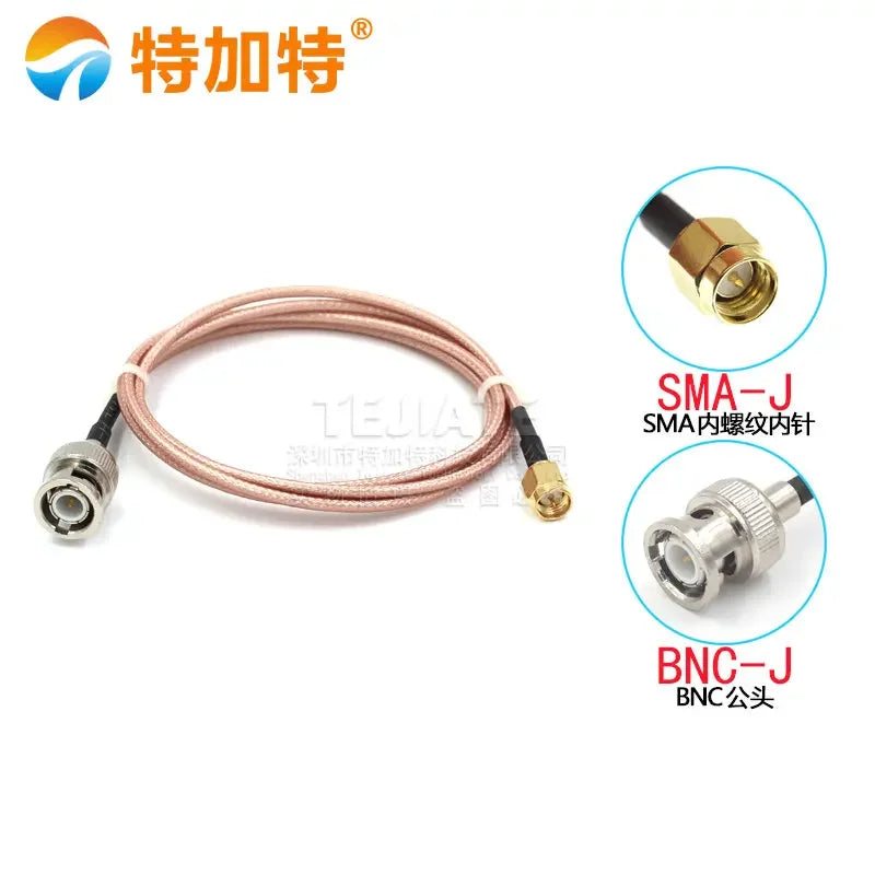 2PCS TEJIATE SMA Male Header To BNC Bent Male/Female Header RF Coaxial Cable SMA-J BNC-J BNC-JW BNC-KY RG316 Wire 0.08~2M