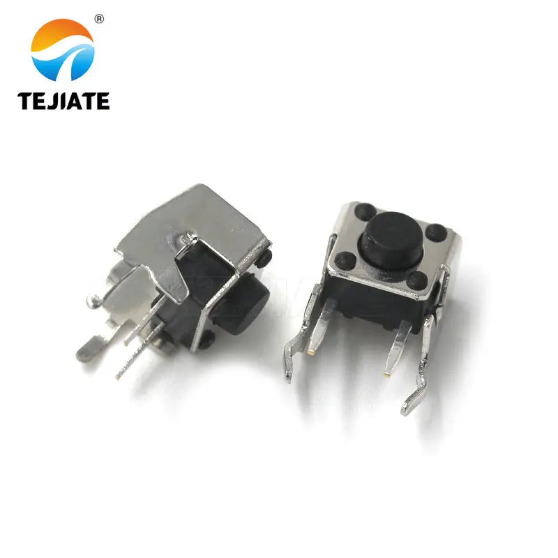 30PCS light touch switch horizontal with bracket 6 * 6 * 5/6/7/8/11/12MM 2 foot side press micro/button switch