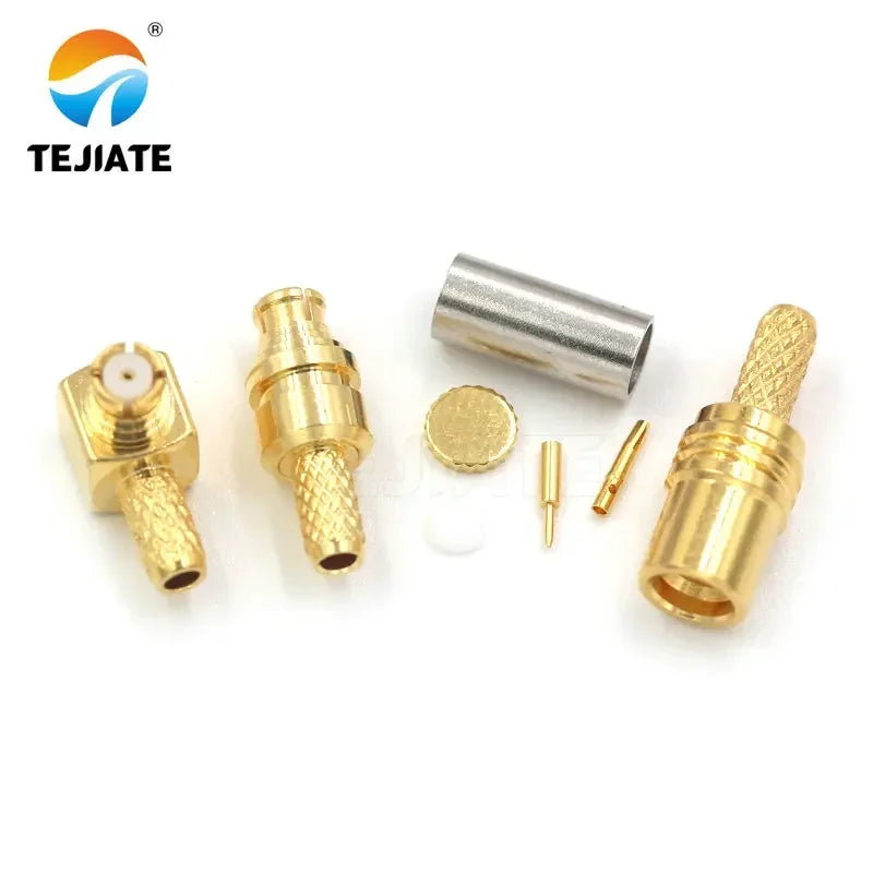 1PCS SMP Male and Female 1.5 Coaxial Connecor Straight and Angle RF Gold-Plated Adapter