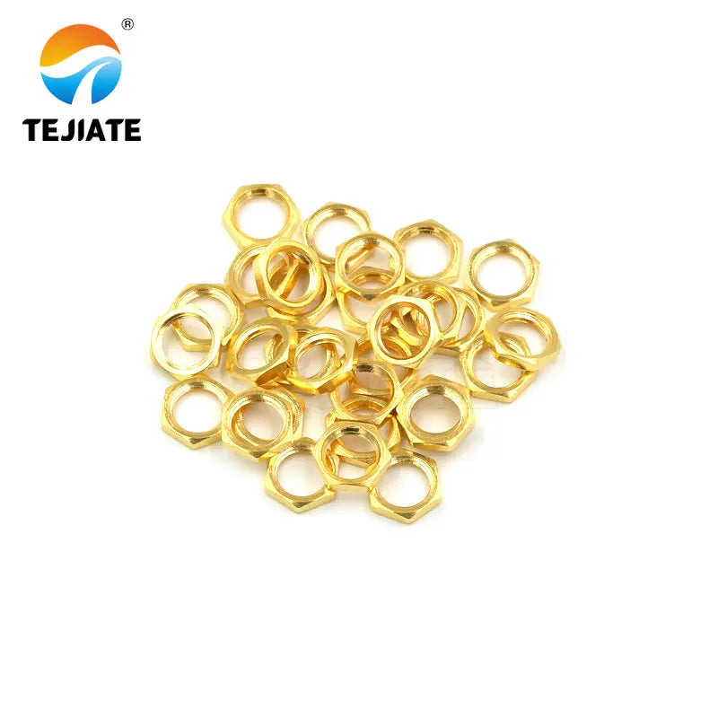 50PCS SMA female head male nut gasket spring piece pressure tube dust cap waterproof ring heat shrink tube SMA accessories
