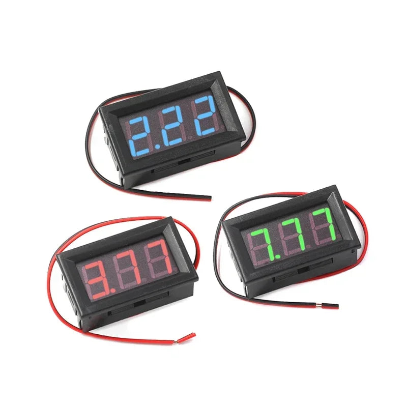 Voltage meter head AC 70V~500V two-line LED digital display two-line digital voltage meter AC220V mains 380V