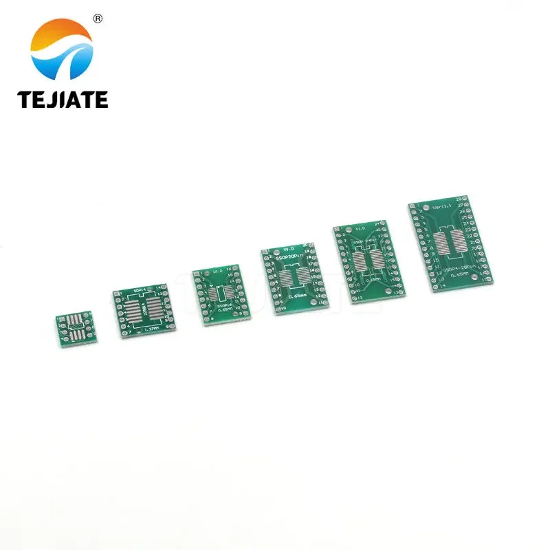 1pcs PCB Board Kit SMD Turn To DIP Adapter Converter Plate SOP MSOP SSOP TSSOP SOT23 8 10 14 16 20 28 SMT To DIP