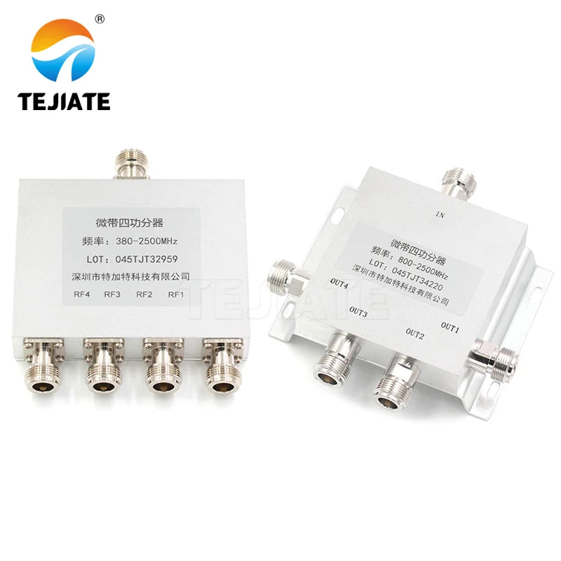 1PCS N Type 280-2500MHz One-minute For-power Divider New Low Frequency Power Interface Splitter