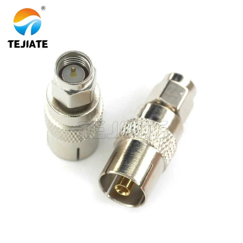 1PCS SMA to TV adapter SMA-TV-KJ extension stem internal and external nickel plated RF coaxial connector testing