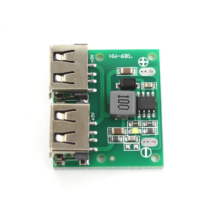 9V 12V 24V to 5V DC-DC Step Down Charger Power Module Dual USB Output Buck Voltage Board 3A Car Charge Charging Regulator