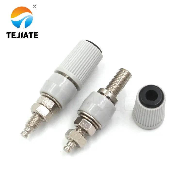 1PCS 30A high current banana socket M5 * 45 pure copper wiring column 5mm banana socket plug 4mm terminal grounding column