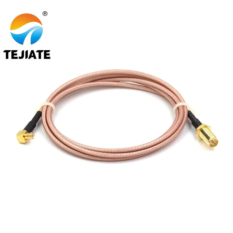 1PCS TEJIATE Adapter Cable MCX To RPSMA Type MCX-JW Convert RPSMA-KY 8-90CM 1M 1.5M 2M Length Connector RG316 Wire
