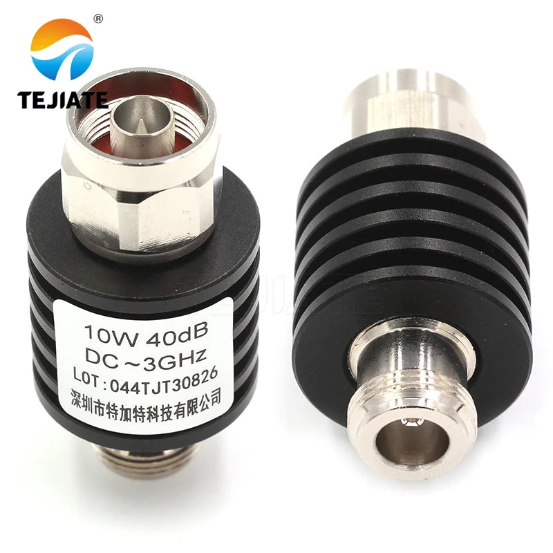 1PCS N-JK 10WDC-3GHz 1DB-40DB attenuator RF coaxial female plug and male plug connector adapter N male female head