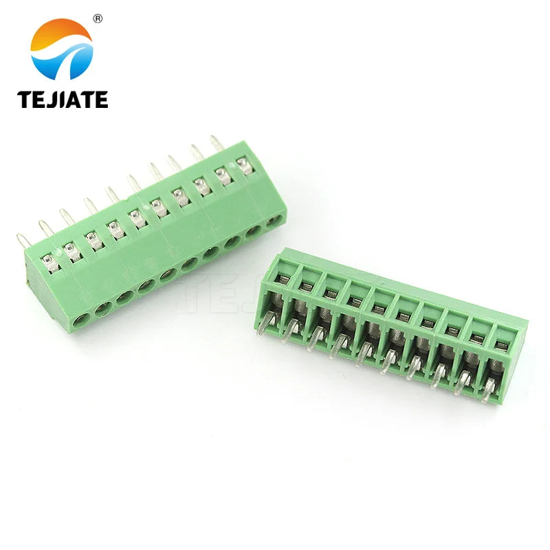 2PCS DG308 wiring terminal KF128 2.54mm spacing 120 screw type PCB wiring terminal 2/3P connector