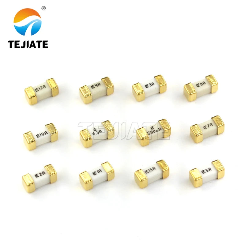 10PCS 1808 Patch Fuse Quick Break Fuse 0.5/1/2/3/4/5/6.3A Fuses Clip  Electronic tool Matching Fuse Base