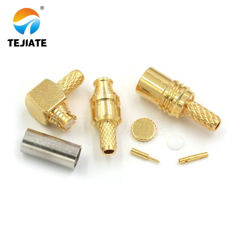 1PCS SMP Male and Female 1.5 Coaxial Connecor Straight and Angle RF Gold-Plated Adapter