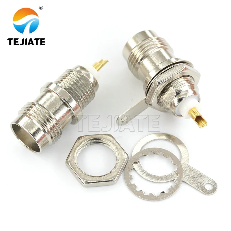 1PCS TNC-KY 50ohm RF Coaxial Connector Female Links the Front-panell Electric Outlet Connector