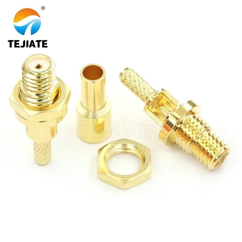 1PCS L5/M5-J/JW/KY/KK Dual Female And Male Conenctor Crimp Coaxila Cable Adapter