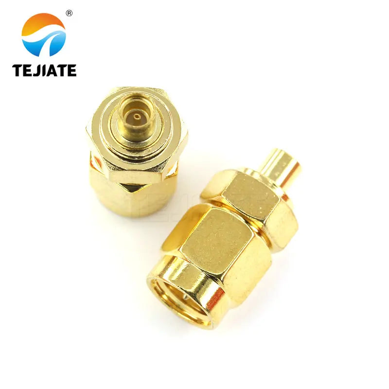 1PCS SMA to MCX MMCX adapter SMA/MCX/MMCX-J/K internal and external RF coaxial adapter connector antenna gold-plated
