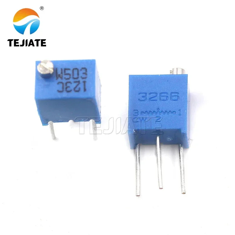 5pcs 3266W top adjustment adjustable precision potentiometer 1K 2/5/10/20/100/200/500K 103 multi-turn