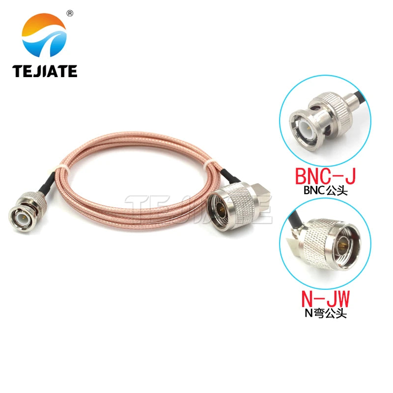 1PCS BNC to N adapter line BNC male to N male female RF line RG316 connection line impedance 50 Ω coaxial line