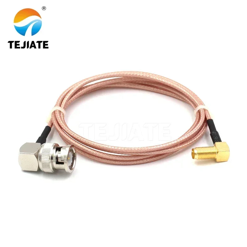 1PCS TEJIATE Adapter Cable BNC To SMA Type BNCJW Convert SMAKW 8-90CM 1M 1.5M 2M Length Connector RG316 Wire