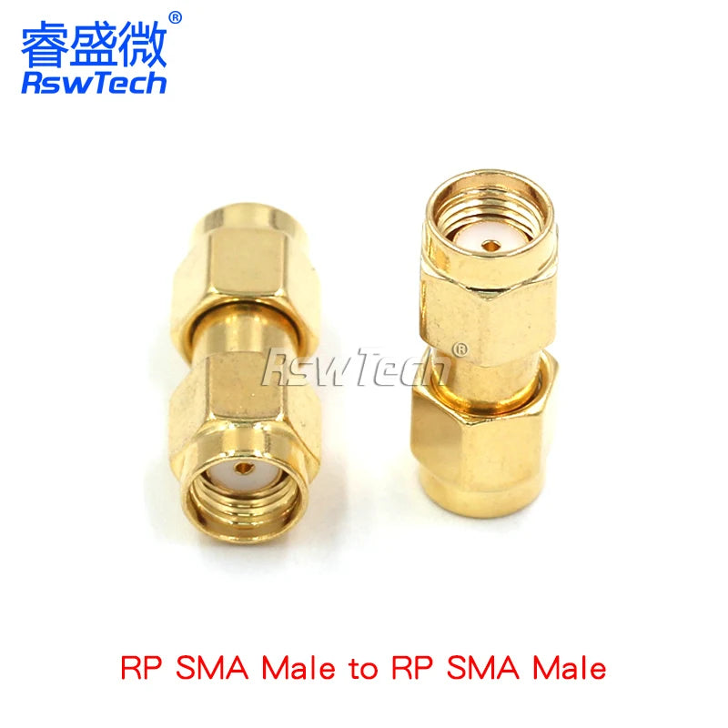1PCS Double Way/Double Inverse SMA Connector RPSMA-JJ KK JWK KKF KKY Inner Screw Inner Hole/Inner Pin L Type Adapter