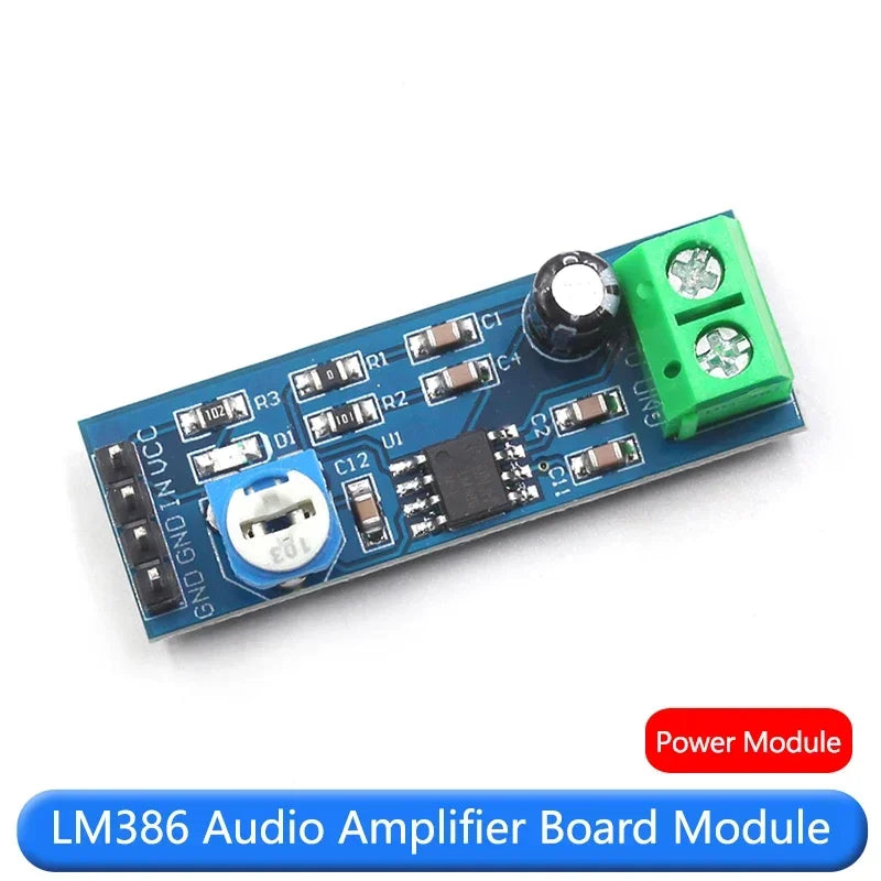 LM386 power amplifier board module 200 times audio volume amplifier micro audio power amplifier board circuit board