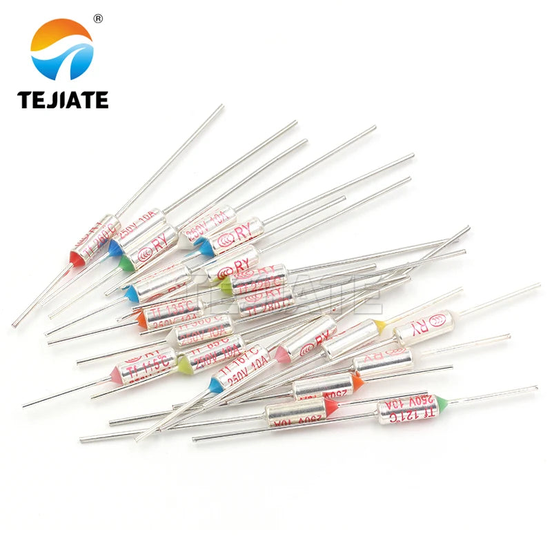 5pcs RY-140 172 185 192  degree Thermal Fuse 10A 250V Thermal Cutoffs Rice cooker Temperature fuse
