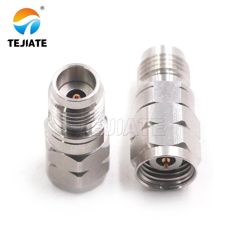 DC-40G 50G stainless steel millimeter wave 1.85mm 2.92mm 2.4mm female to male rf coaxial high frequency adapter adaptor