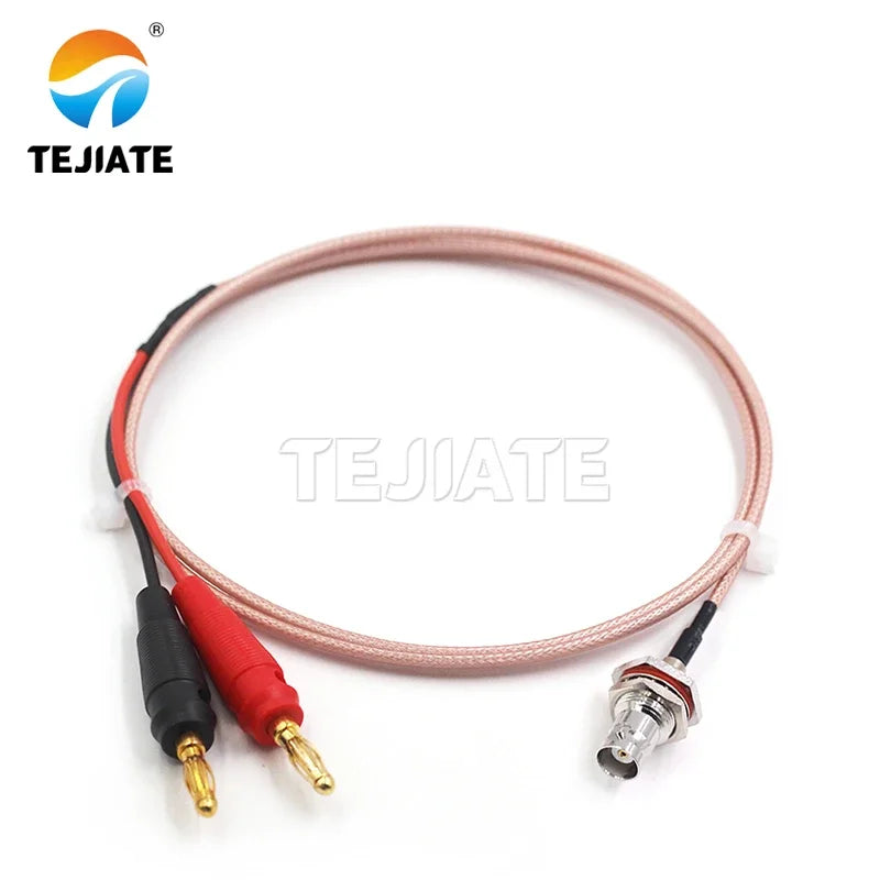 SMA/BNC/N/TNC/UHF/MMCX RF cable to 4mm red and black banana plug RG316 cable