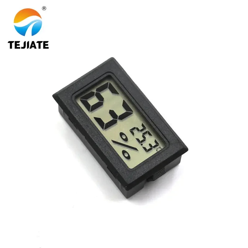 Black White Mini Digital LCD Indoor Temperature Humidity Meter Thermometer Hygrometer Gauge