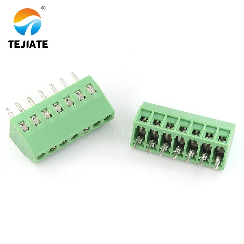 2PCS DG308 wiring terminal KF128 2.54mm spacing 120 screw type PCB wiring terminal 2/3P connector