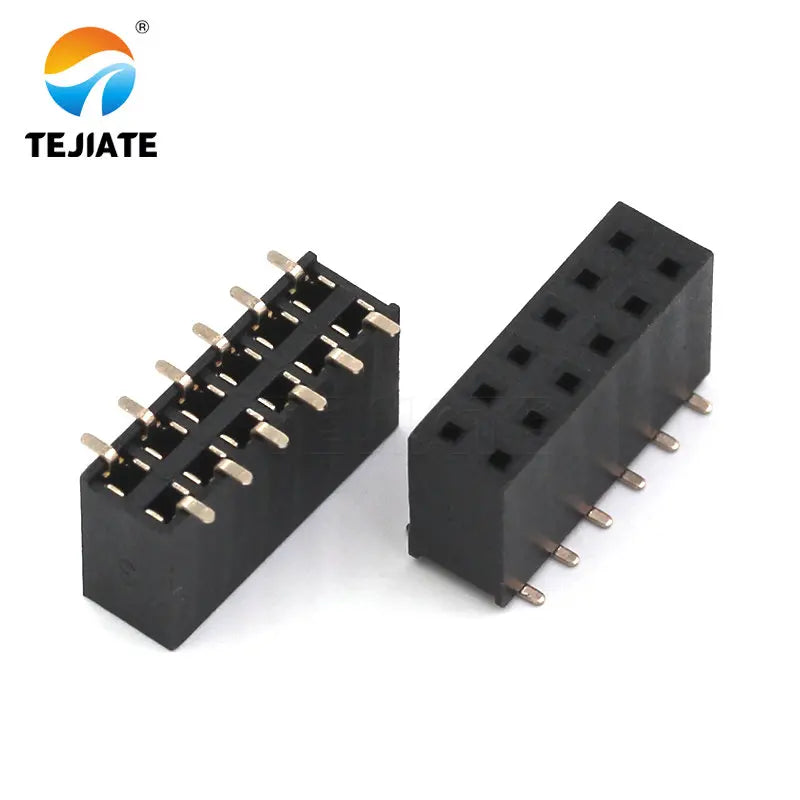 10PCS SMT double row female spacing 2.54MM 2 * 2/3/4/5/6/7/8/9/10/12/14/15/20-40P female seat