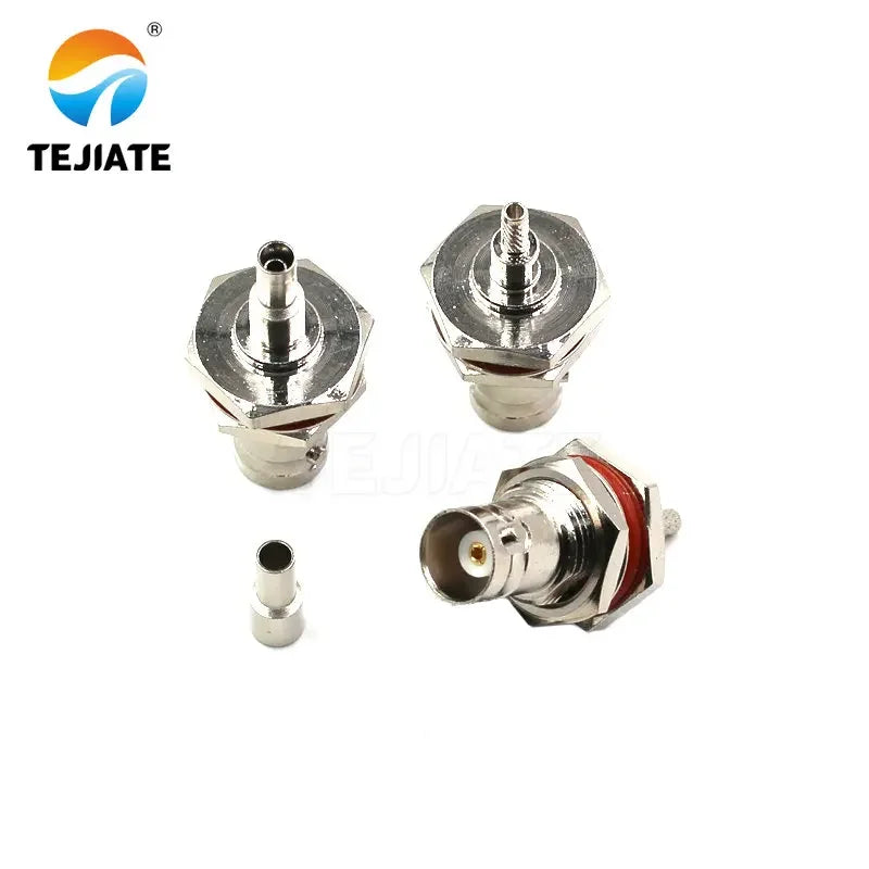 1PCS BNC-KY-1.5/3 Big Six Corners Female Header RF Coaxial Connector 50 Ohm Suitable For RG58/142/316 No Wire