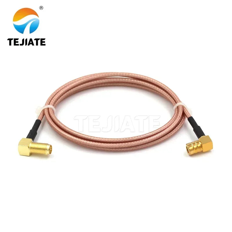 1PCS TEJIATE Adapter Cable SMB To RPSMA Type SMB-KW Convert RPSMA-KW 8-90CM 1M 1.5M 2M Length Connector RG316 Wire