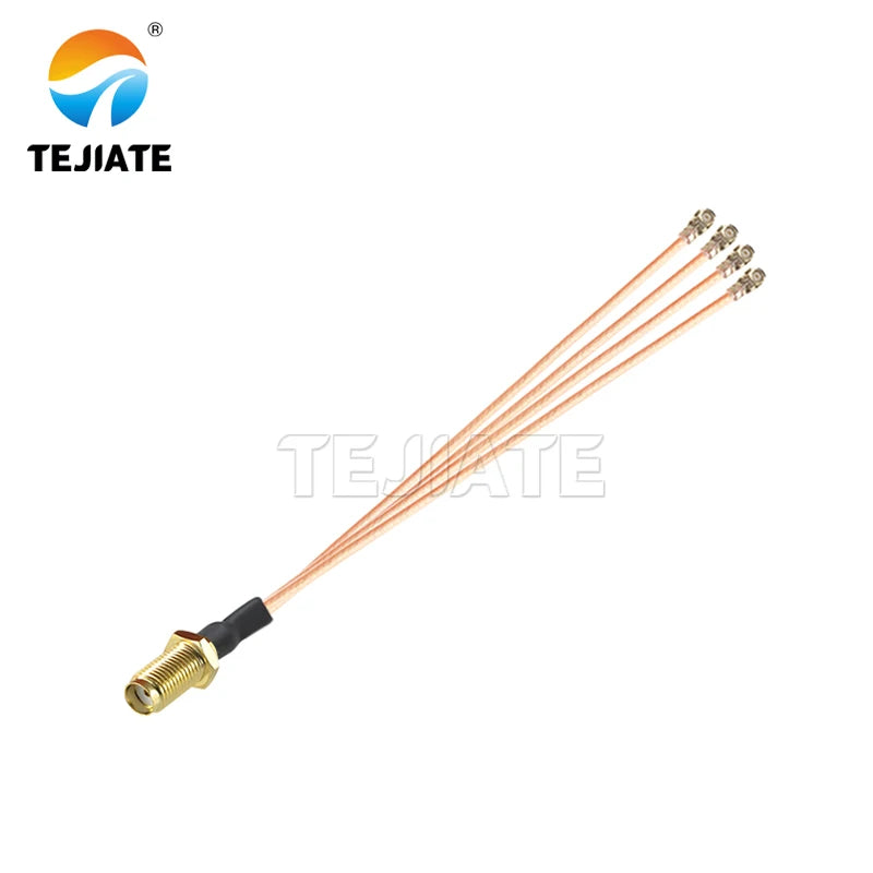 1pcs 0.1m SMA Female To 4pcs 5pcs uFL/u.FL/RF Antena UFL Seat RG178 Pigtail Cable