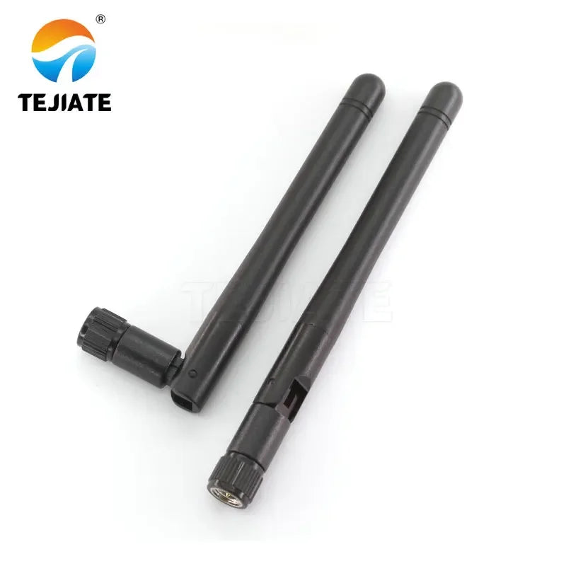5PCS GPRS/GSM SMA 6/8/10/10.5/11CM Glue Antenna Straight/Bent Header Inner Pin/Hole Four Frequency High Gain Kit Black