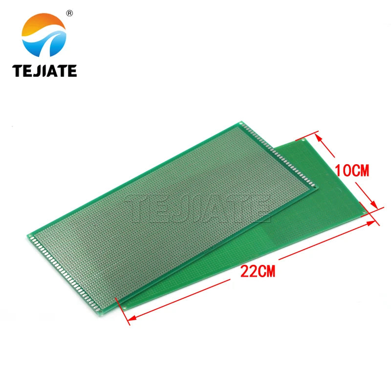 PCB circuit board universal board single-sided tin spray green oil glass fiber experimental board hole board welding 9*15