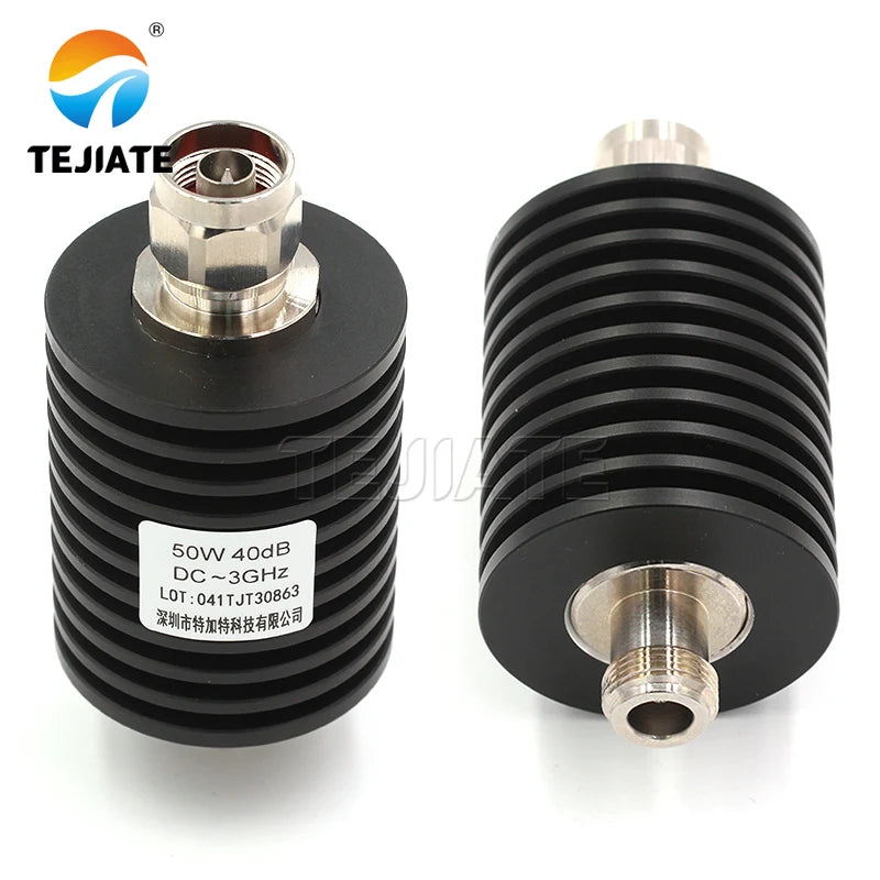 1PCS N-type attenuator N-JK 50W attenuator DC-3GHz 5DB-50DB RF coaxial connector