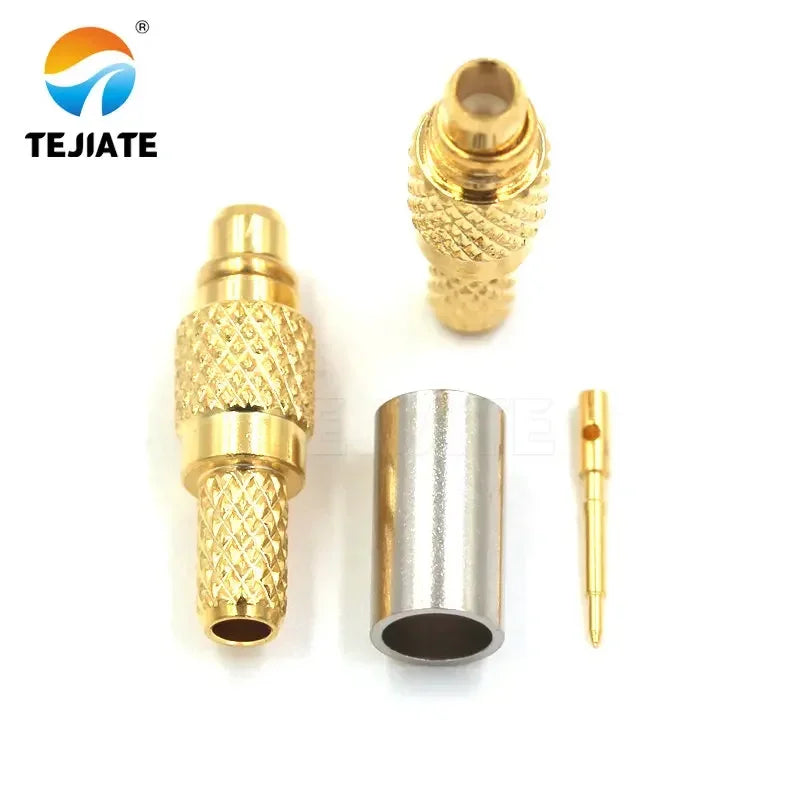 1PCS MMCX-J-K-JW-1.5 Feeder Connector Inner Pin Crimping Adapter Match For RG316 Bent Header