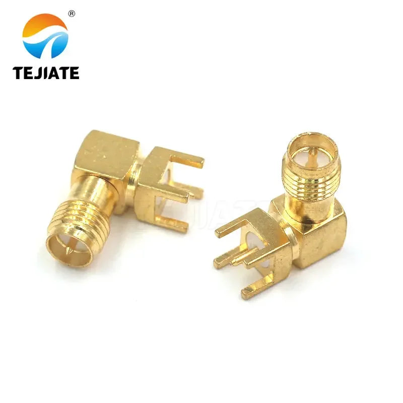 5PCS SMA-KE Connerctor SMA-KWE Adapter Straight /Bent Header Square/Skew Foot Base Outer screw Inner Pin/Hole