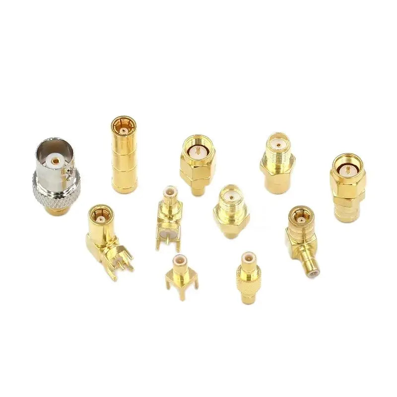 2PCS SMB RF Adapter Antenna Pedestal SMA to SMB-JJ/KK L-type BNC/SMA Male To SMB Male Header SMB Double Way Connector